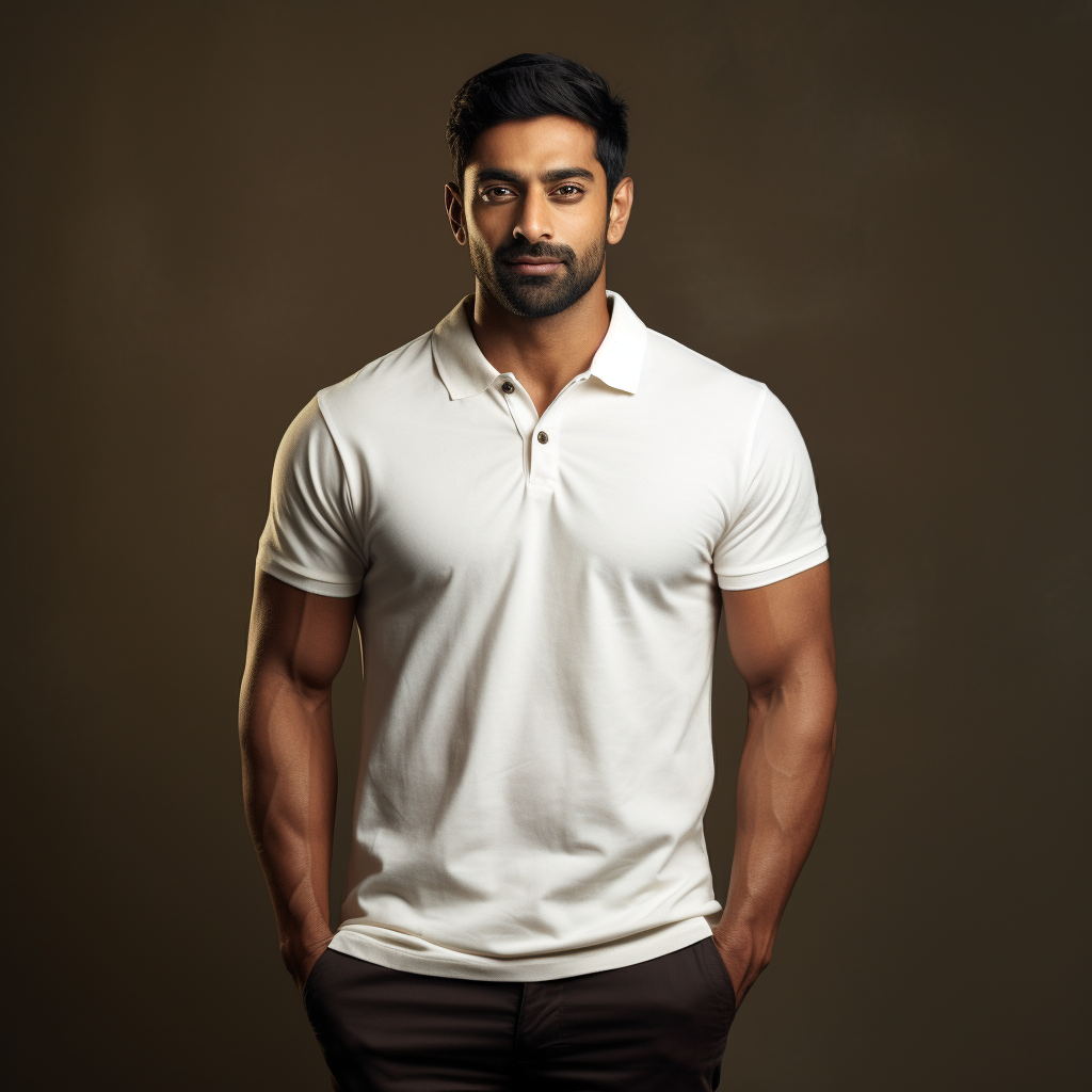SWNCK Earthen Cream Men's Polo T-Shirt in Bamboo