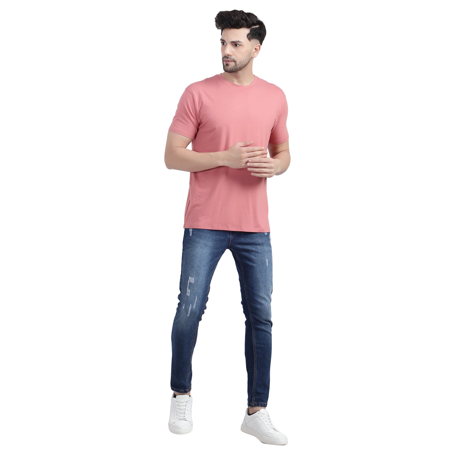 SWNCK Brick Red Unisex Crew Neck T-Shirt in Bamboo